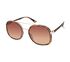Modified Round Aviator Fashion Sunglasses, CASTANHO, swatch