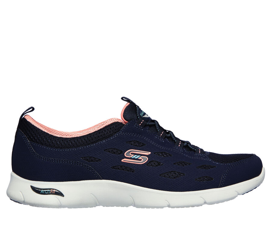 Skechers Arch Fit Refine, NAVY / CORAL, largeimage number 0