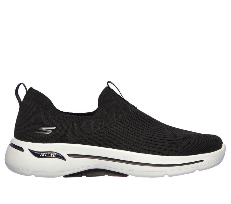 Skechers GO WALK Arch Fit - Iconic, BLACK, largeimage number 0