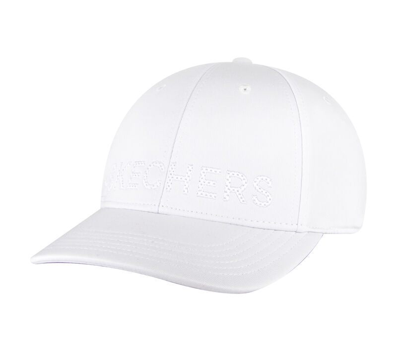 Skechers Tonal Logo Hat, BRANCO, largeimage number 0