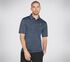 Skechers Apparel On the Road Polo, AZUL / CINZENTO, swatch