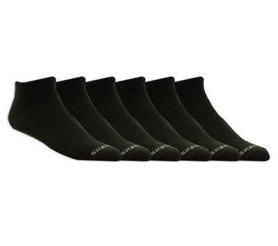 6 Pack Non Terry Low Cut Socks