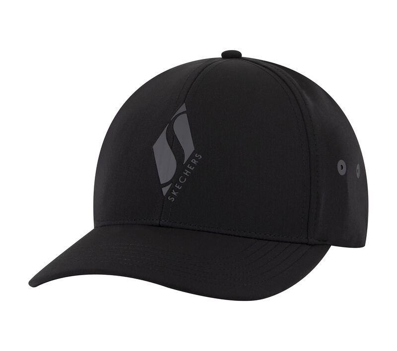 Skechers Accessories - Diamond S Hat, PRETO, largeimage number 0