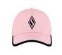 Skechweave Diamond Colorblock Hat, ROSA / PRATEADO, large image number 3