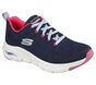 Skechers Arch Fit - Comfy Wave, NAVY / ROSA CHOQUE, large image number 5