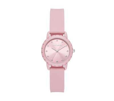Skechers Scalloped Bezel Pink Watch
