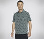The GO WALK Air Printed Short Sleeve Shirt, TAUPE / NATURAL, large image number 0