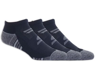 3 Pack Half Terry No Show Socks