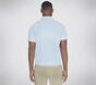 The GO WALK Air Short Sleeve Shirt, AZUL CLARO / PRATEADO, large image number 1