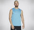 GO DRI Charge Muscle Tank, BLUE / GREEN, swatch
