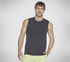 GO DRI Charge Muscle Tank, BLACK / CHARCOAL, swatch