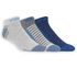 3 Pack Low Cut Terry Trainer Work Socks, VERDE / AZUL, swatch