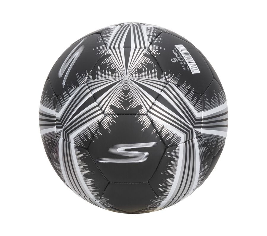 Hex Metallic Mini Stripe Size 5 Soccer Ball, PRETO, largeimage number 0