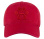Paw Print Twill Washed Hat, VERMELHO, large image number 2