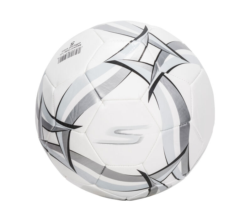 Hex Multi Wide Stripe Size 5 Soccer Ball, BRANCO, largeimage number 0