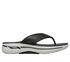 Skechers GOwalk Arch Fit Sandal, PRETO / CINZENTO, swatch
