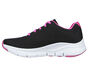 Skechers Arch Fit - Big Appeal, PRETO / FUCSIA, large image number 4