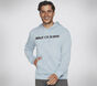 SKECH-SWEATS Motion Pullover Hoodie, AZUL CLARO / BRANCO, large image number 0