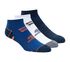 3 Pack Half Terry No Show Socks, NAVY, swatch