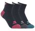 3 Pack Half Terry Athletic Socks, PRETO, swatch