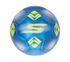 Hex Dusted Size 5 Soccer Ball, PRATEADO / AZUL, swatch