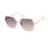 Semi-Rimless Geometric Sunglasses, BRANCO, swatch