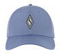 SKECHWEAVE Diamond Snapback Hat, AZUL / CINZENTO, large image number 2