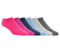 6 Pack Color Liner Socks, MULTICOR, large image number 0