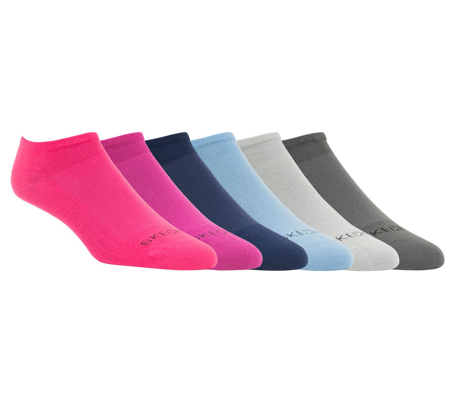 6 Pack Color Liner Socks, MULTICOR, largeimage number 0