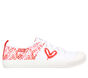 Skechers x JGoldcrown: BOBS B Cool - All Corazon, WHITE / RED / PINK, large image number 0