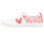 Skechers x JGoldcrown: BOBS B Cool - All Corazon, WHITE / RED / PINK, large image number 4