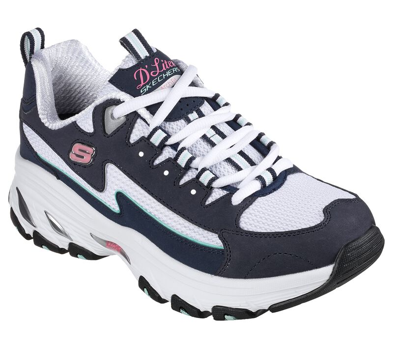 Skechers D'Lites Arch Fit - Better Me, NAVY / TURQUOISE, largeimage number 0