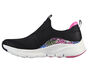 Skechers Arch Fit - Big Dreams, PRETO / ROSA CHOQUE, large image number 4