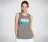 Skechers Stacked Ombre Tank, PRETO, swatch